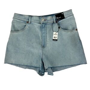 Xpress mom super high rise super soft knit frayed stretch shorts size 12